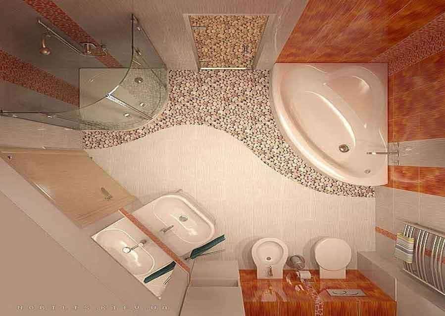 Организация пространства ванной комнаты
