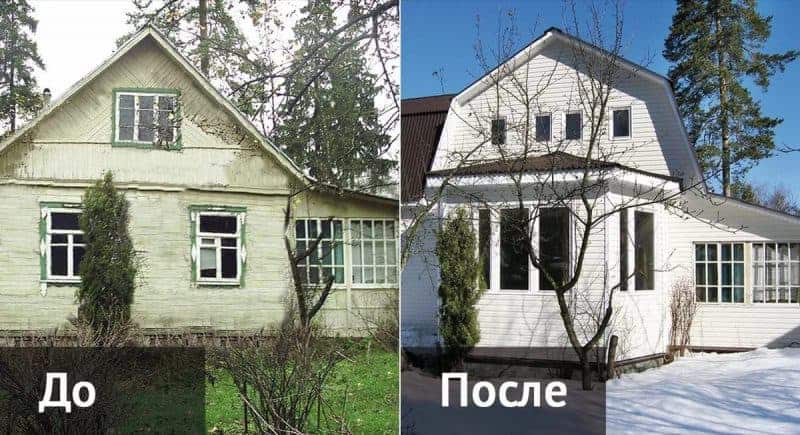 Реконструкция загородного дома