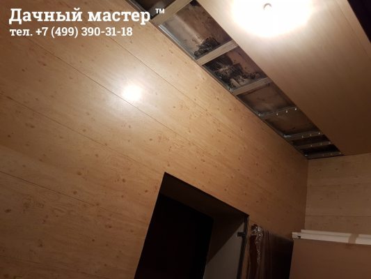 Монтаж МДФ панелей на стены и потолок